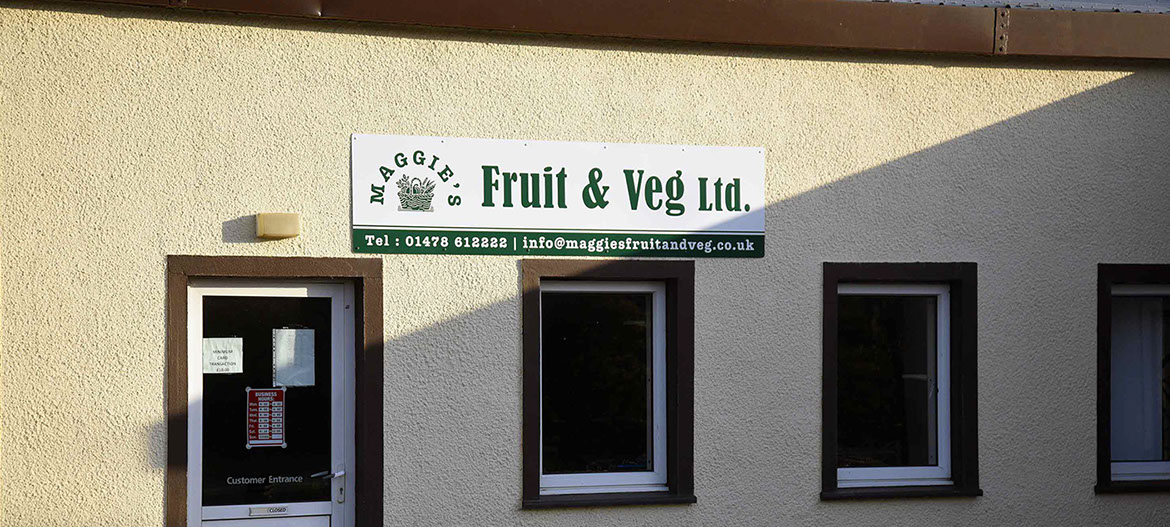 Maggie's Fruit and Veg is located in the centre of Portree where you can purchase fresh fruit and vegetables