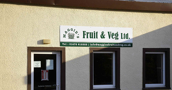 Maggie's Fruit and Veg is located in the centre of Portree where you can purchase fresh fruit and vegetables
