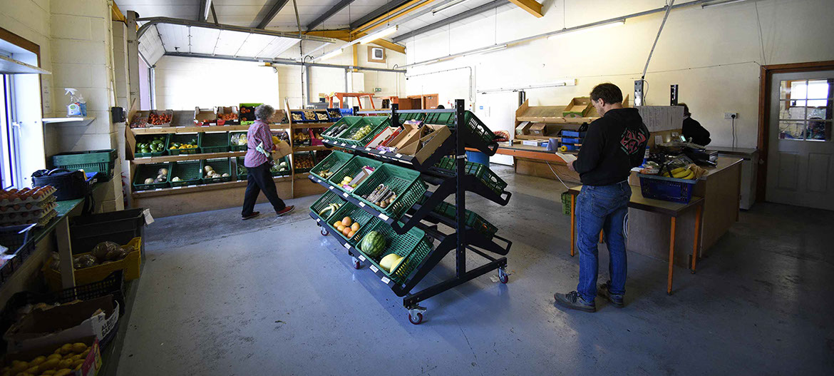 Take time to browse our shop selling fresh fruit and vegetables in Portree