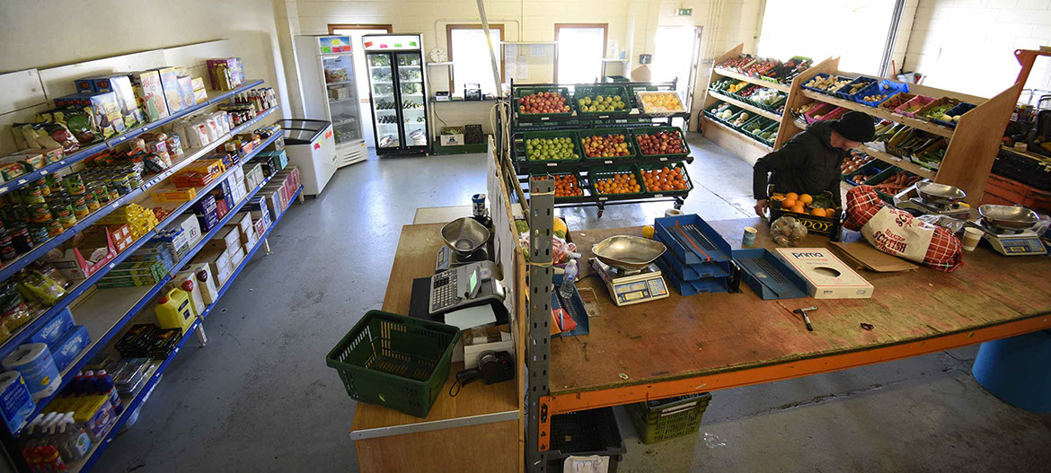 Visit Maggie's Fruit and Veg in Portree where you can purchase fresh fruit and vegtables at great value