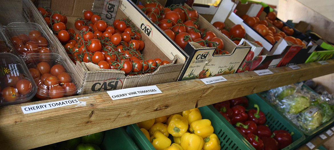 Maggie's Fruit and Veg sell a variety of fresh produce including fruit vegetables and dairy